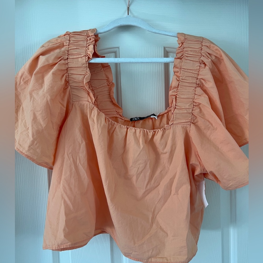 Zara off the shoulder blouse